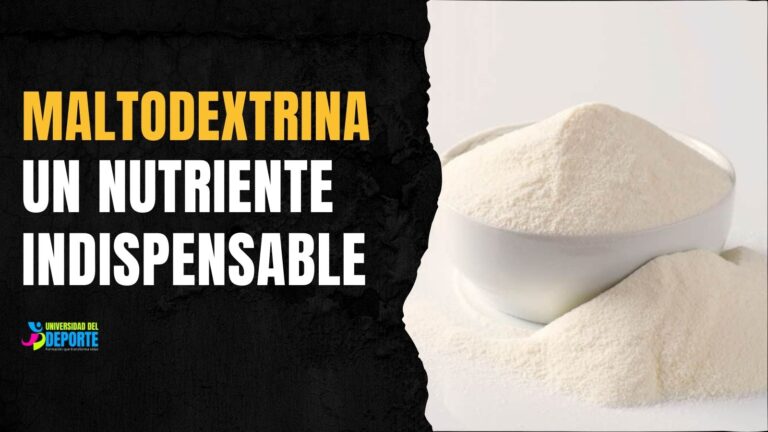 Maltodextrina: un nutriente indispensable