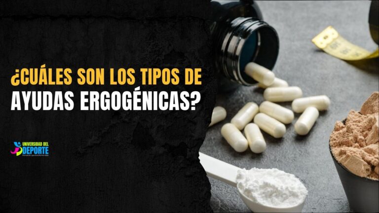 ¿Cuáles son los tipos de ayudas ergogénicas?